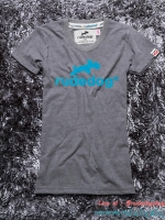 เสื้อยืดผู้หญิง rudedog สีเทาอ่อน ไซต์ L