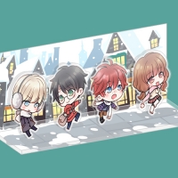 Set 2 : "Winter's Day at Hogsmeade"