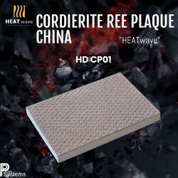 กระเบื้องหัวเตาอินฟาเรด แผ่นรังผึ้งหัวเตา HEATwave Cordierite Ree Plaque (China) ขนาด 135x93x13