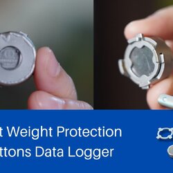 HEATWAVE Light Weight Protection iButton Data Logger l กระเปาะสำหรับป้องกันความชื้น กันน้ำ เครื่องวัดอุณหภูมิเม็ดกระดุม สำหรับวัดอุณหภูมิในไลน์ผลิตอาหาร