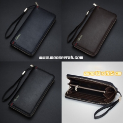 กระเป๋าสตางค์ผูชายใบยาวซิปรอบ MZ-021