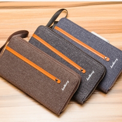 กระเป๋าสตางค์ผู้ชายใบยาวซิปรอบ MZ-023