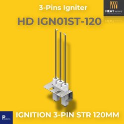 HEATwave Strength 120mm 3-Pins Igniter l เขี้ยวสปาร์ค แท่งสปาร์คสามแกน ตรงสั้น สำหรับเครื่องพ่นไฟแก๊ส