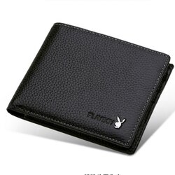 กระเป๋าสตางค์ผู้ชาย PL009 [สีดำ]