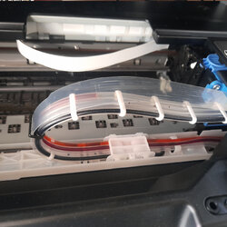 ไล่หมึก ล้างหัวพิมพ์ Cannon G2000