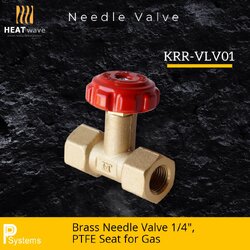 Needle Valve for Gas 1/4" l วาล์วเข็มปรับละเอียดขนาด 1/4"