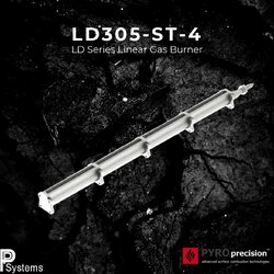 หัวเตาแก๊ส ตรงยาว LD305-ST-4 Liear Modular Tank Heating Burner ความยาวโมดูล 30ซม - 3.0ม กำลัง 6-60 กิโลวัตต์ สำหรับถังต้มถังต้มอุตสาหกรรมทรงสี่เหลี่ยม