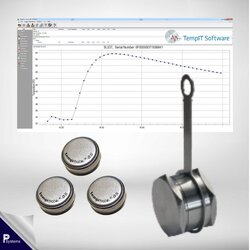 tempmate.®-B Series Mini Temperature Data Logger for Process Monitoring l เครื่องบันทึกอุณหภูมิขนาดเล็ก กระดุมวัดอุณหภูมิ สำหรับวัดอุณหภูมิในไลน์ผลิตสินค้าอุณหภูมิไม่เกิน 140°C