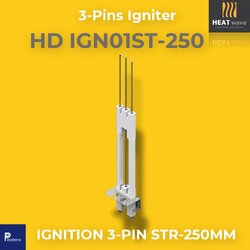 HEATwave Ultra-Strength 250mm 3-Pins Igniter l เขี้ยวสปาร์ค แท่งสปาร์คสามแกน ตรงยาว สำหรับเครื่องพ่นไฟแก๊ส