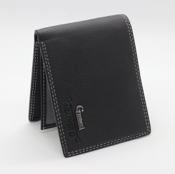 กระเป๋าสตางค์ผู้ชาย MS-234 [สีดำ มีซิป]