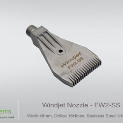 WINDJET NOZZLE, ORIFICE 16HOLES, STAINLESS STEEL 1/4" BSPT l หัวฉีดพ่นลม สแตนเลสสตีล