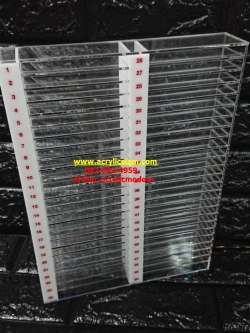 แผงเสียบบัตร 50 ช่อง แบบตั้งโต๊ะ