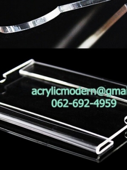 ป้ายสอดกระดาษ แบบพับบน-ล่าง ขนาด A4 แนวนอน