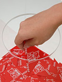 กล่องจับฉลากอครีลิคใสขนาด 12 นิ้ว