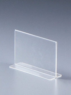 ป้ายสอดกระดาษตัว T ขนาด A6 แนวนอน 10.5x15cm.