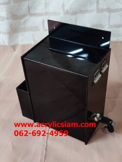 กล่องรับความคิดเห็น ติดผนังสีดำ