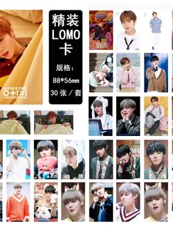 LOMO CARD JIHOON WANNA ONE 0+1=1 I PROMISE YOU 30รูป