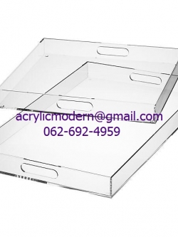 ถาดอครีลิคใสขนาด 10 นิ้ว