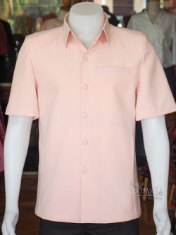 เสื้อผ้าฝ้ายแพรเงิน สีเปลือกไข่ ไซส์ XL