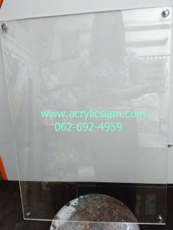 กรอบรูปติดผนังขนาด A3 (ไม่เจาะผนัง)