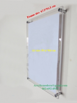 กรอบอครีลิคติดผนังขนาดA1