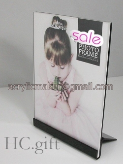 กรอบรูปอครีลิคแบบบาง-มีฐานตั้งแยก