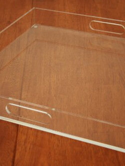 ถาดอะคริลิคใสหนา 3 มิล.