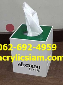 กล่องทิชชูป๊อบอัพสองสี