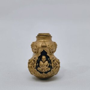 หลวงปู่ทวด วัดช้างให้ น้ำเต้า ไอ้ไข่ พุทธศิลป์ เลข 7 กล่องเดิม AC1239