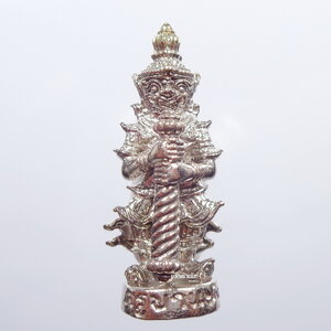 ท้าวเวสสุวรรณรุ่นแรก ครูบาแบ่ง บันดาลโชค บันดาลทรัพย์ กล่องเดิม อัลปาก้า (KP431)