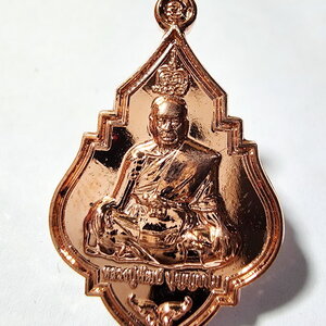 หลวงพ่อพัฒน์ วัดห้วยด้วน นครสวรรค์ เหรียญ สร้างศาลาปฎิบัติธรรม วัดจิกใหญ่ (AC950)