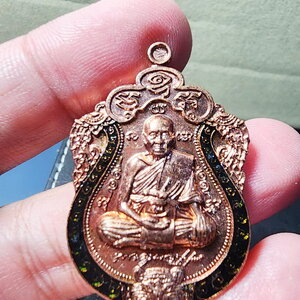 หลวงพ่อพัฒน์ วัดห้วยด้วน เสมา สุขใจ 99 สดุ้งกลับ รุ่นแรก ยุคแรก (AB5915)