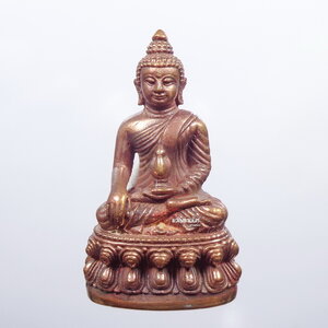 พระกริ่งรุ่นแรก เจ้าสัว หลวงพ่อคง วัดกลางบางแก้ว นครปฐม เลื่อนสมณศักดิ์ กล่องเดิม นวะ (KP402)