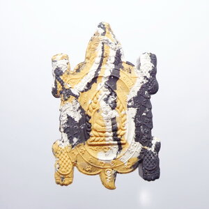 พญาเต่ามังกร ลายเสือ เจ้าสัว มหาเศรษฐี วัดห้วยผักชี นครปฐม ปี 62 (KP1950)