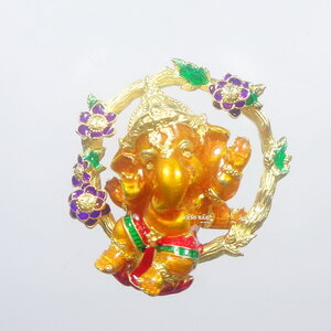 หลวงพ่อวิจิตร สำนักปฏิบัติธรรมพุทธบูชา พระศรีบาลาคณปติ ชุบเงิน เลข9 (KP1158)