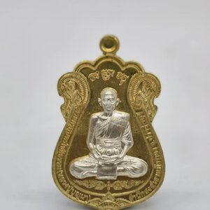 หลวงปู่บุญมา สำนักสงฆ์เขาแก้วทอง เหรียญ 2 เสือ พยัคฆ์พันล้าน ยกหน้ากาก กล่องเดิม AC1276