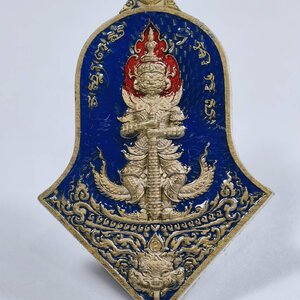 หลวงพ่ออิฏฐ์ วัดจุฬามณี ท้าวเวสสุวรรณ เทวา ประธานทรัพย์สินเจริญดี ลงยา KA1166