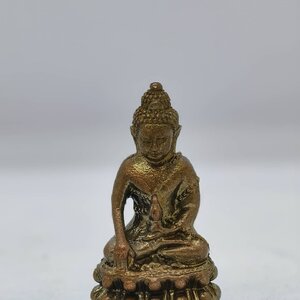 หลวงพ่อทอง วัดบ้านไร่ พระกริ่งไพรีพินาศ กล่องเดิม KA1372