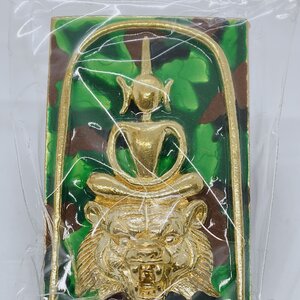 หลวงพ่อตือ วัดบางจาก พระสมเด็จเสือหัวขาด พยัคฆ์หวงถิ่น เขียวลายพราง 2 หน้า KA2827