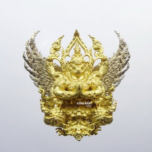 พญาครุฑชินวโร วัดบางนา เนื้อทองนพคุณ ปีกไวท์บรอนซ์ กล่องเดิม (KP1913)