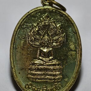 เจ้าคุณนรฯ วัดเทพศิรินทร์ เหรียญปรก พิธีเสาร์5 เต็มองค์ ไข่ ปี 37(AC1806)