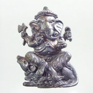 พระพิฆเนศวร์ ปางประทับหนู รุ่นเจ้าสัว เฮงเฮง รวยรวย ครูบากฤษณะ นิยม หายาก