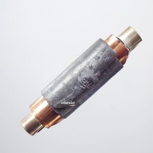 ครูบาคำฝั้น อินทวันโณ วัดกอโชค ตะกรุตเมตตาหลวง เนื้อเงินแท้ ครอบทองเเดง ยันกระดาษสา สร้าง 99 ดอก (KP1694)