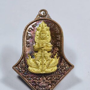 หลวงพ่ออิฏฐ์ วัดจุฬามณี ท้าวเวสสุวรรณ เทวา ประธานทรัพย์สินเจริญดี ยกหน้ากากทอง KA971