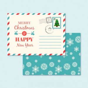 ตัวอย่างดีไซน์ โปสการ์ด Postcard พิมพ์โปสการ์ด โปสการ์ดสวยๆ Chill Shop Package