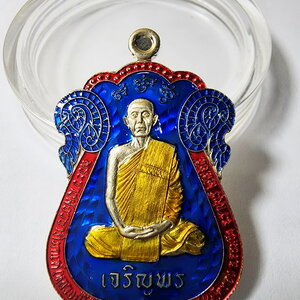 หลวงปู่โต๊ะ วัดถ้ำสิงโตทอง ราชบุรี เหรียญเจริญพร (AB6082)