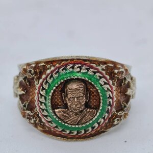 หลวงปู่บุดดา วัดป่าใต้พัฒนาราม แหวน 110 ปี กล่องเดิม (AC1474)