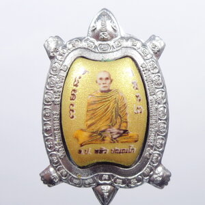 เหรียญเต่าล็อคเก็ต หลวงปู่หลิว วัดไร่แตงทอง ปี 2560 (KP543)