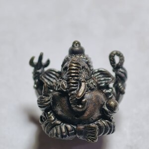 หลวงปู่หงษ์ วัดเพชรบุรี พระพิฆเนศวร์เล็ก เพิ่มทรัพย์ เพิ่มสุข 2553 (AC4217)