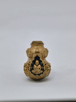 หลวงปู่ทวด วัดช้างให้ น้ำเต้า ไอ้ไข่ พุทธศิลป์ เลข 7 กล่องเดิม AC1239